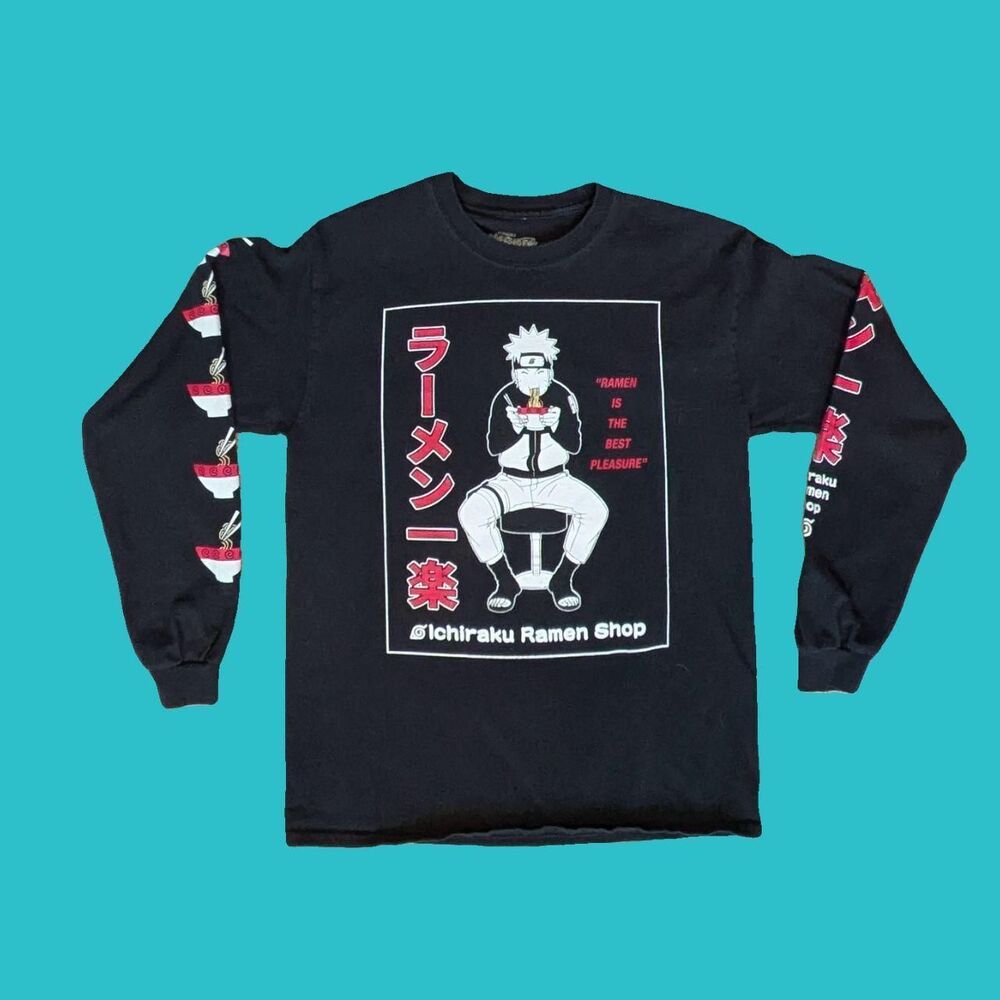 Ripple-junction Men's Black T-shirt